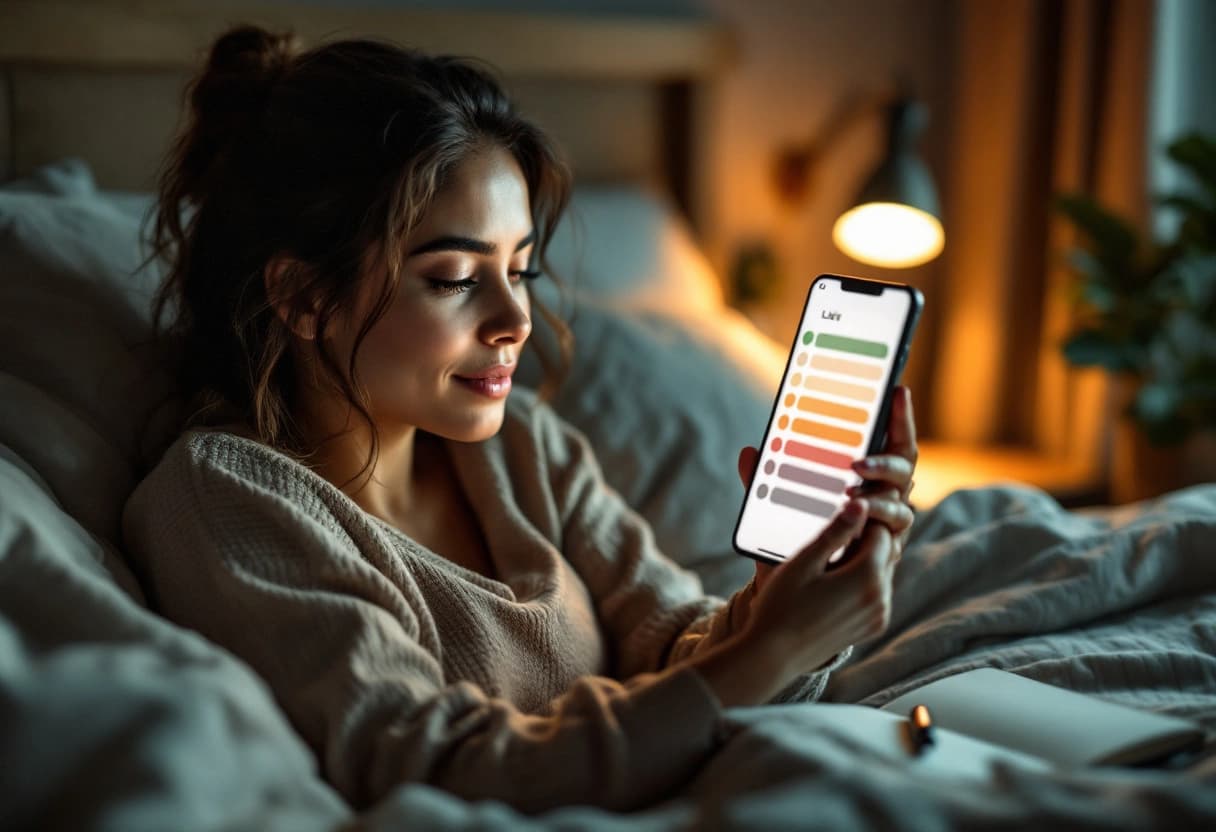 Host reviewing a free RSVP app dashboard on a phone showing accepted, declined and pending guest responses